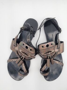 PROENZA SCHOULER Hologram Tassel Sandals size 36.5